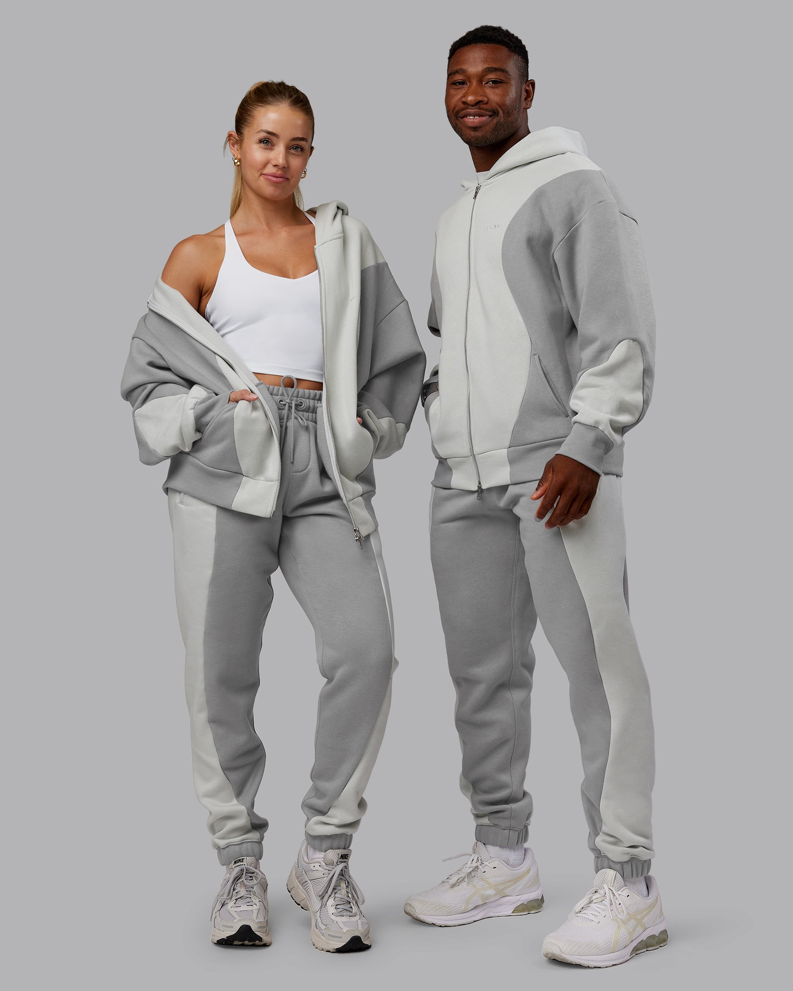 Stream Panel Track Pant - Circular Grey-Digital Mist