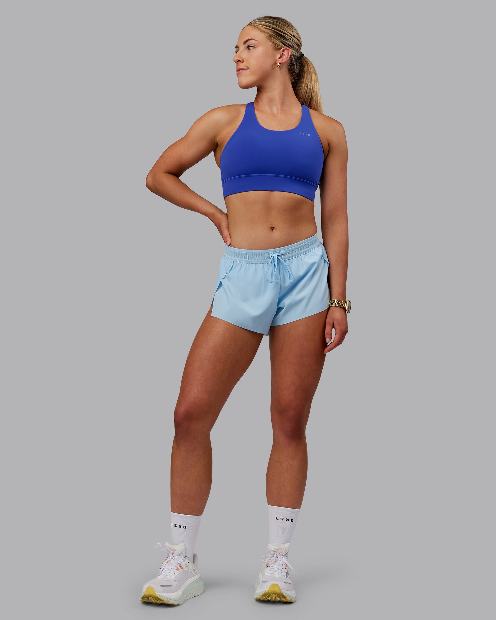 Accelerate 3" Running Short - Glacial Blue
