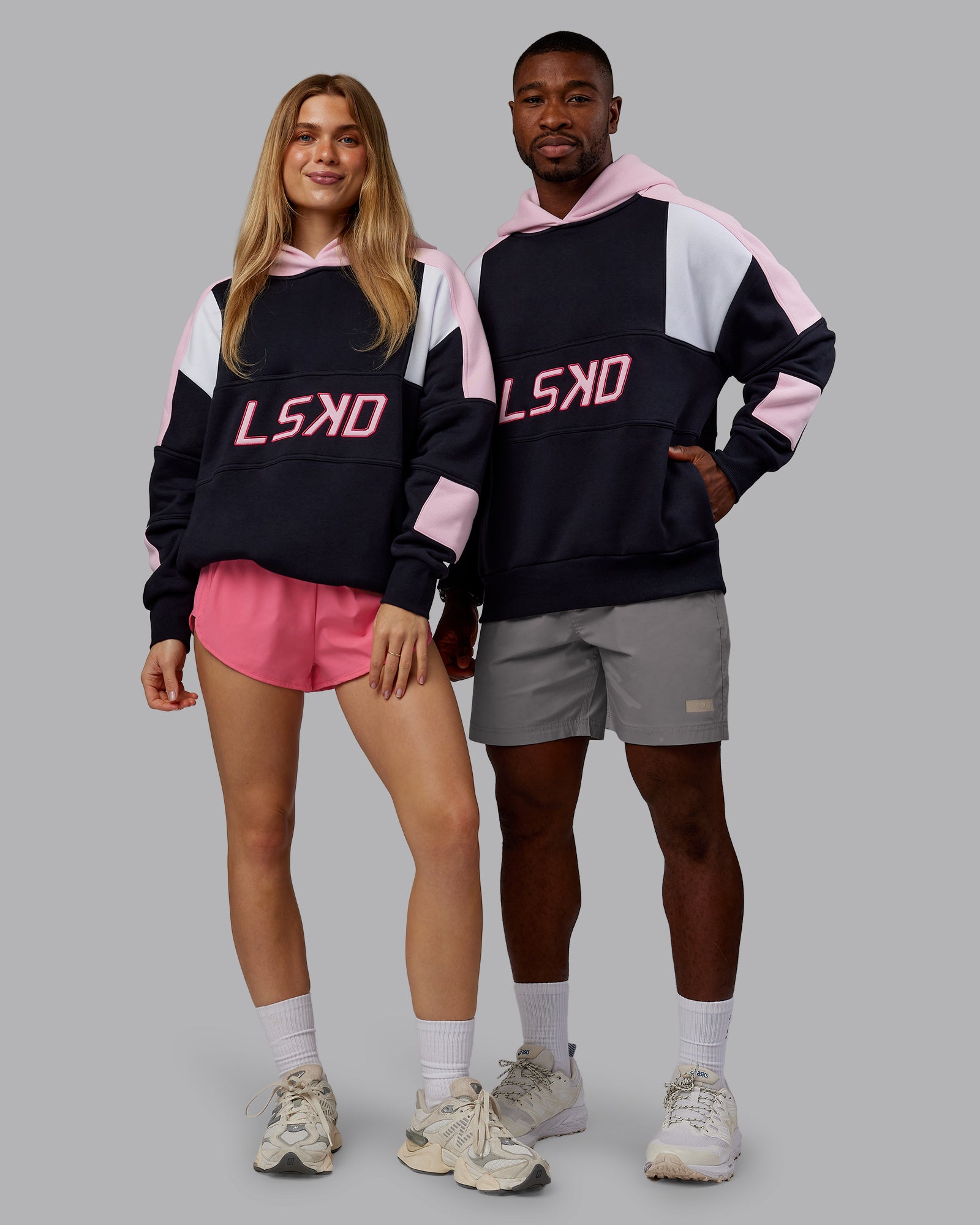 Slam Oversized Hoodie - Caviar-Light Bubblegum