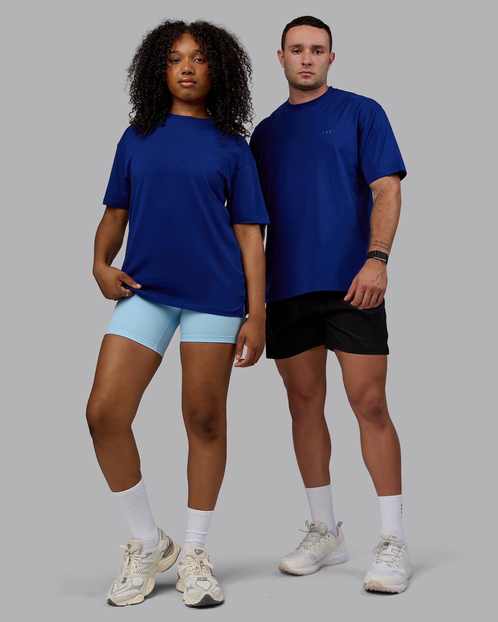 Unisex PimaFLX Tee Oversize - Midnight Blue