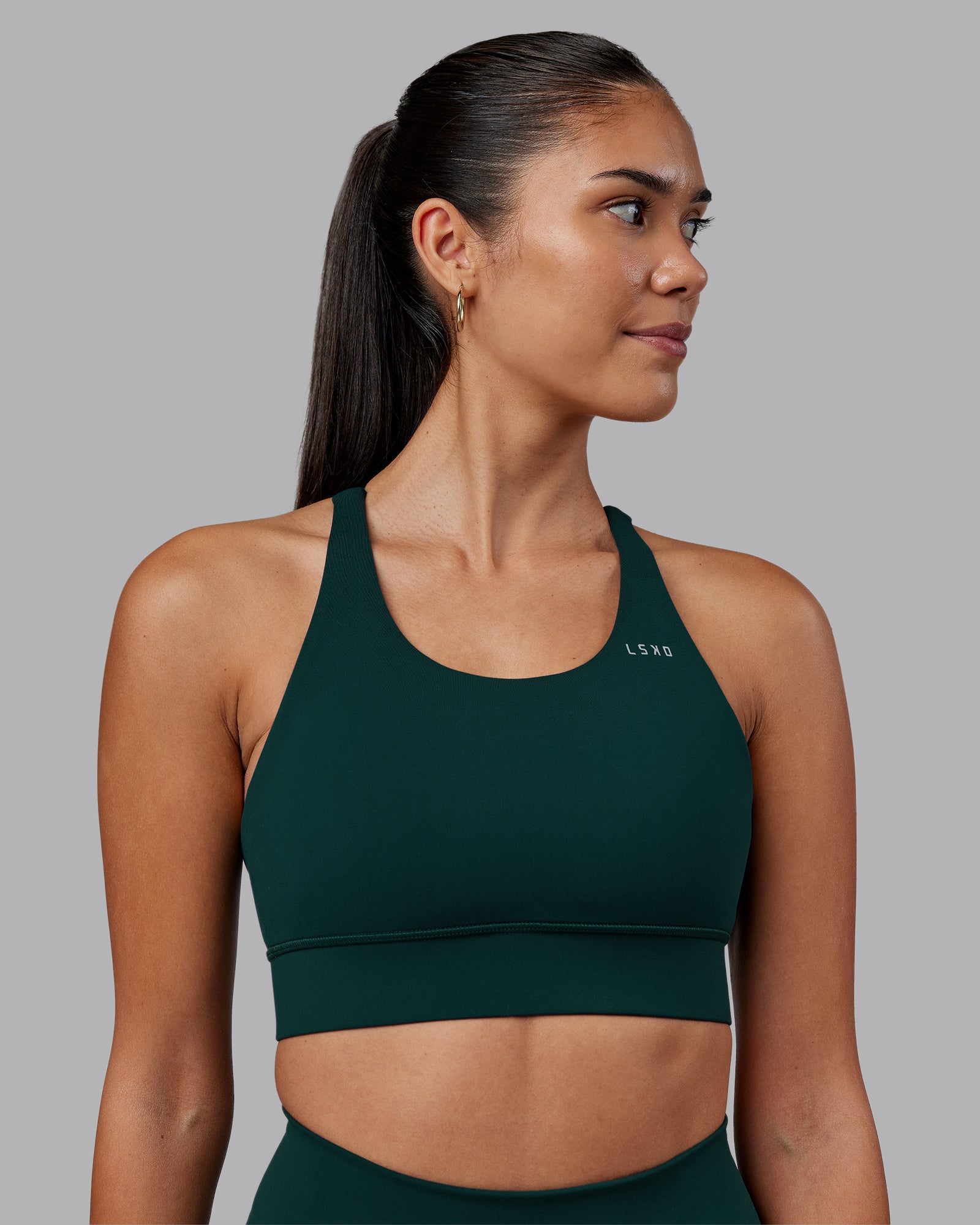 Accelerate Sports Bra - Dark Moss