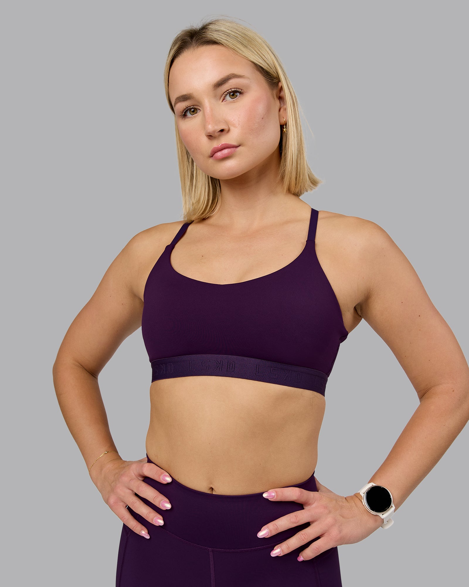 Define Sports Bra - Deep Purple