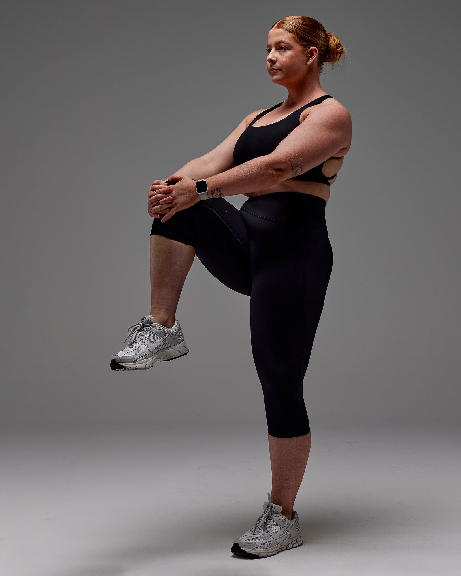 Fusion Ultra High-Rise 3/4 Legging Pockets - Black