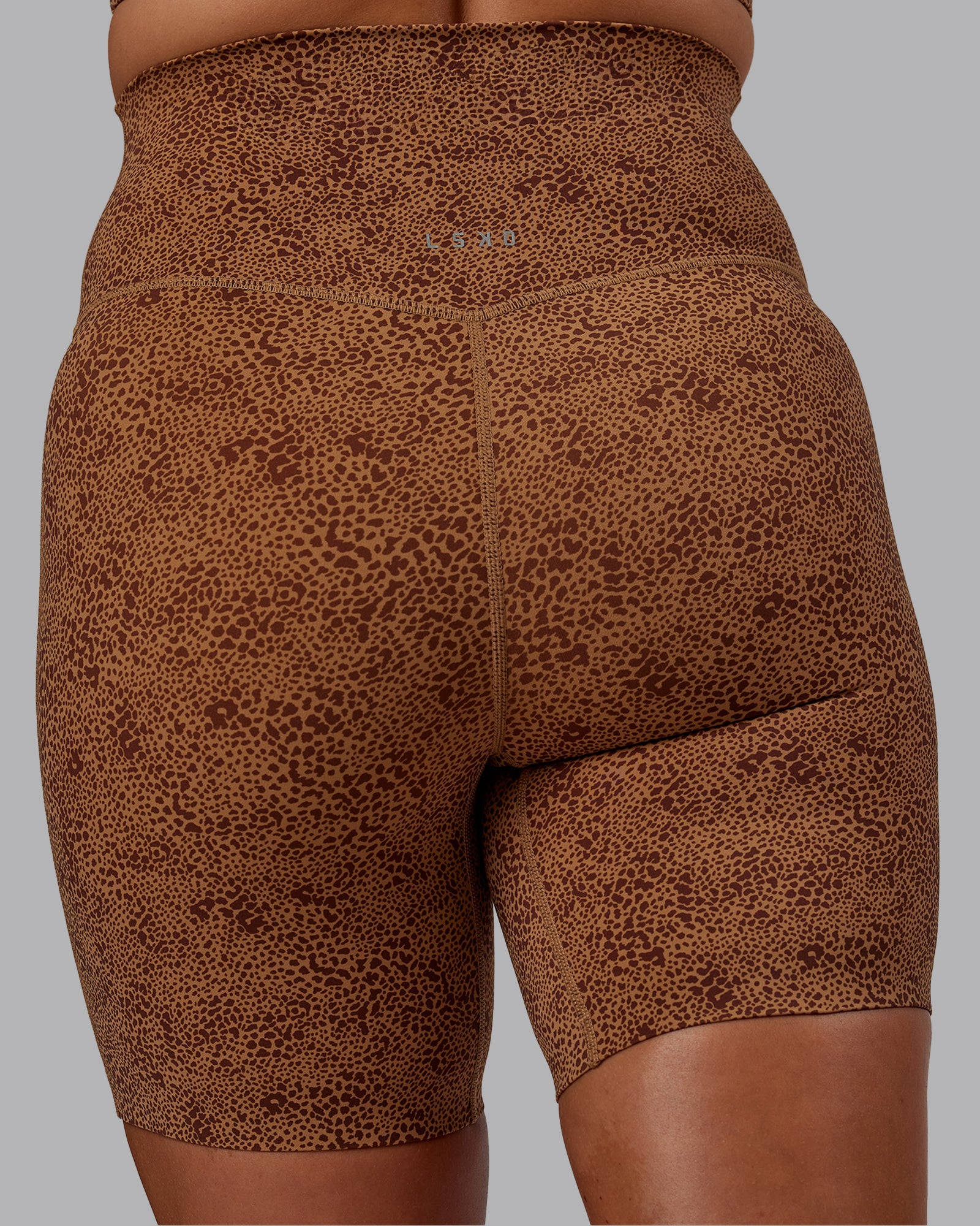 Elixir Ultra High-Rise 6" Short - Caramel Agile Print