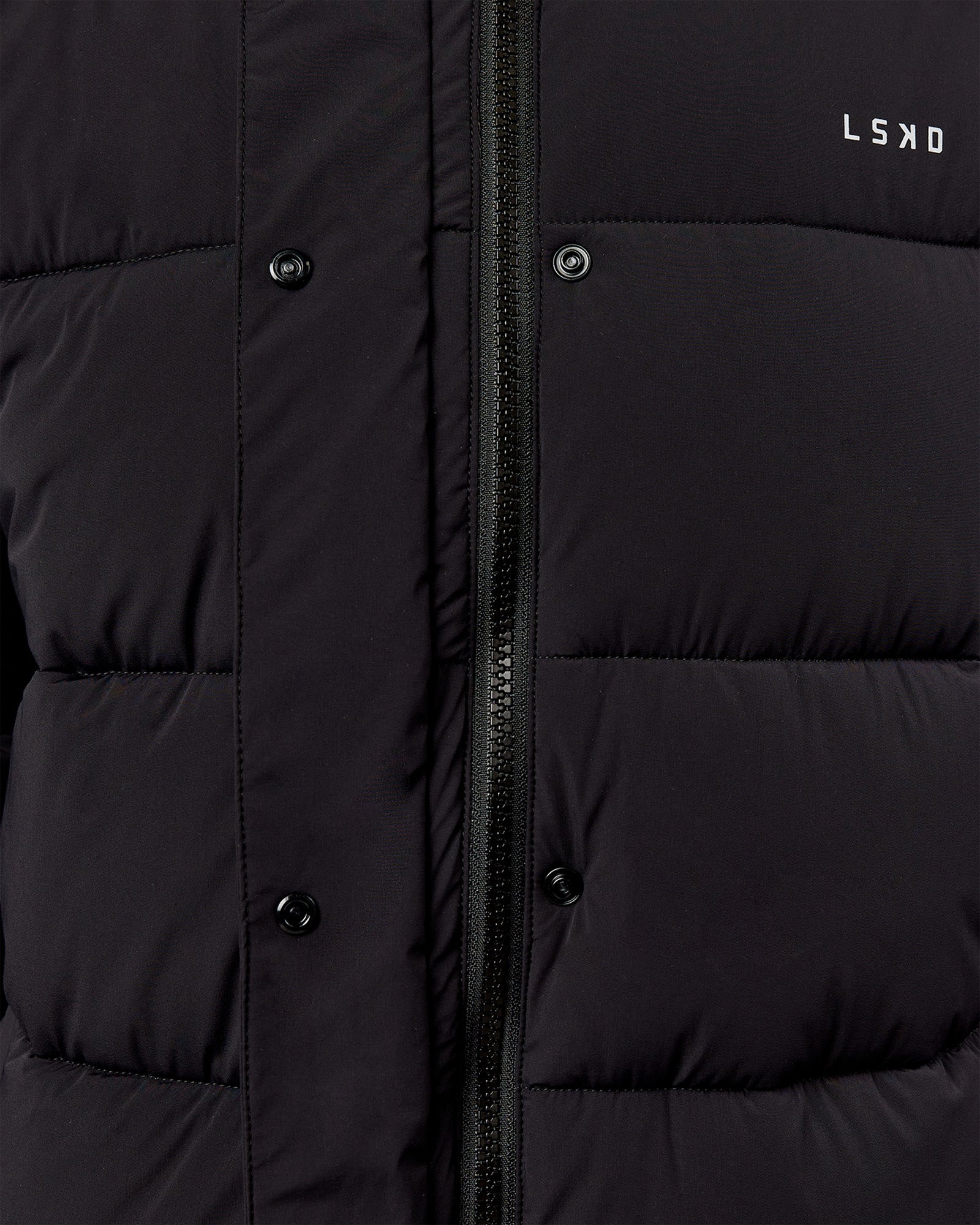 Go-To Puffer Long Jacket - Black