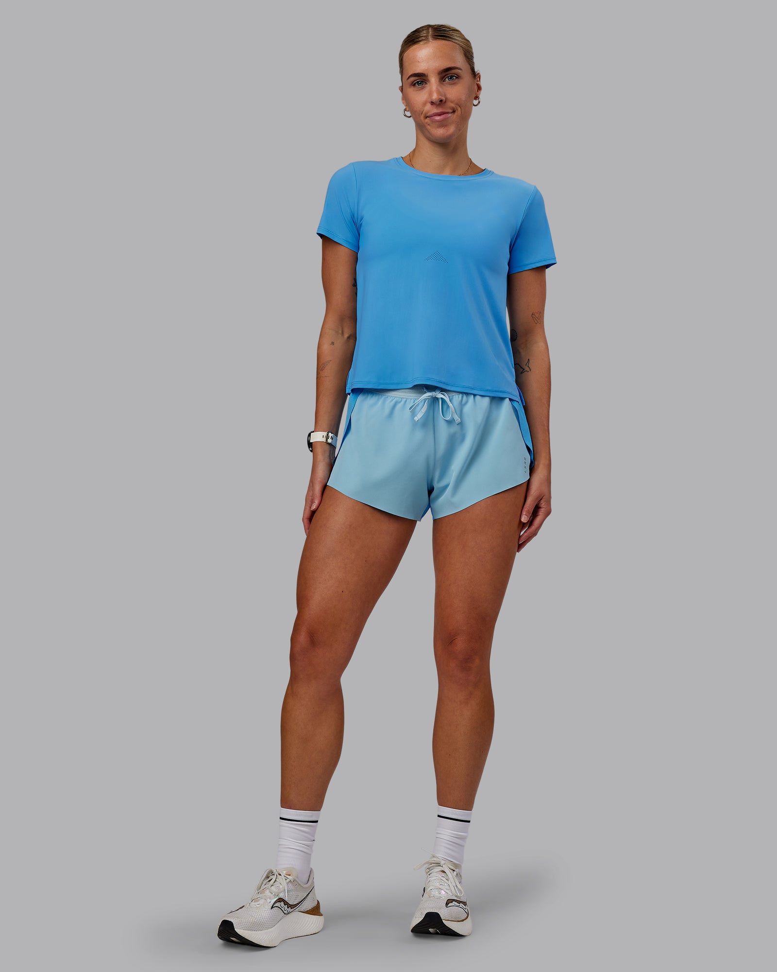 Cadence Tee - Azure Blue